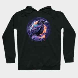 Unleash Your Inner Raven: Dark and Majestic Hoodie